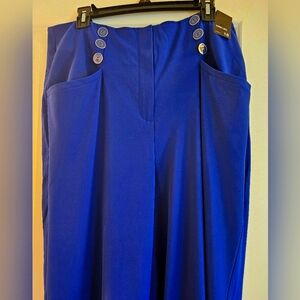 ROYAL BLUE WIDE-LEG PANT (NWT)